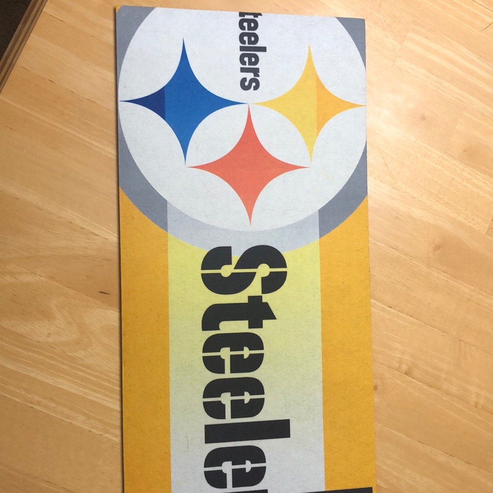 Steelers sassafras insert mat. NWT